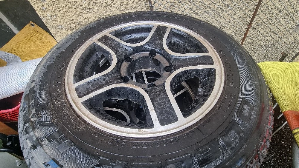 4x Alufelgen 7Jx15 LK 5x139,7 Suzuki Jimny Samurai Feroza