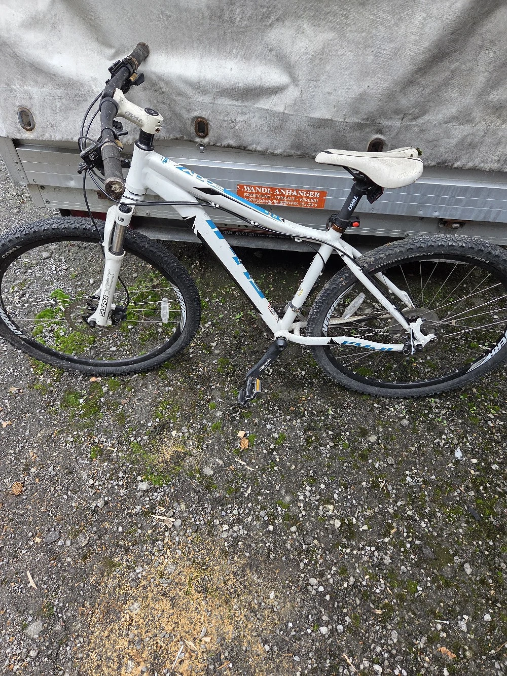 Mountainbike mit Scheibenbremse