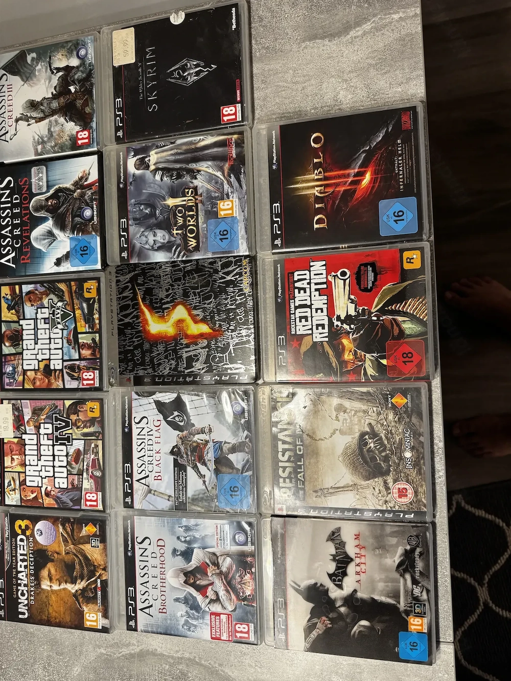 PS3 Spielesammlung - 23 Spiele - viele mit Anleitung & Beilagen