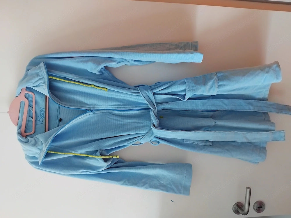 Toller Bademantel Vossen hellblau