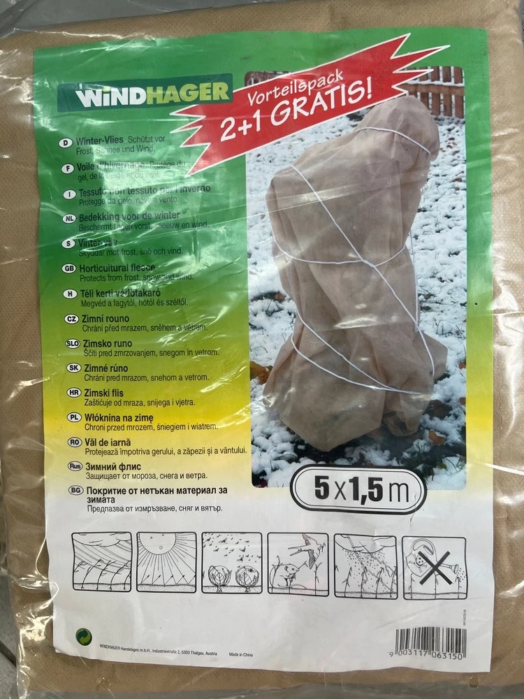 Wintervlies für Pflanzen