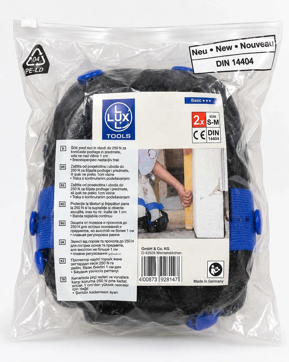 LUX-TOOLS Knieschoner S M DIN 14404   2 Stück