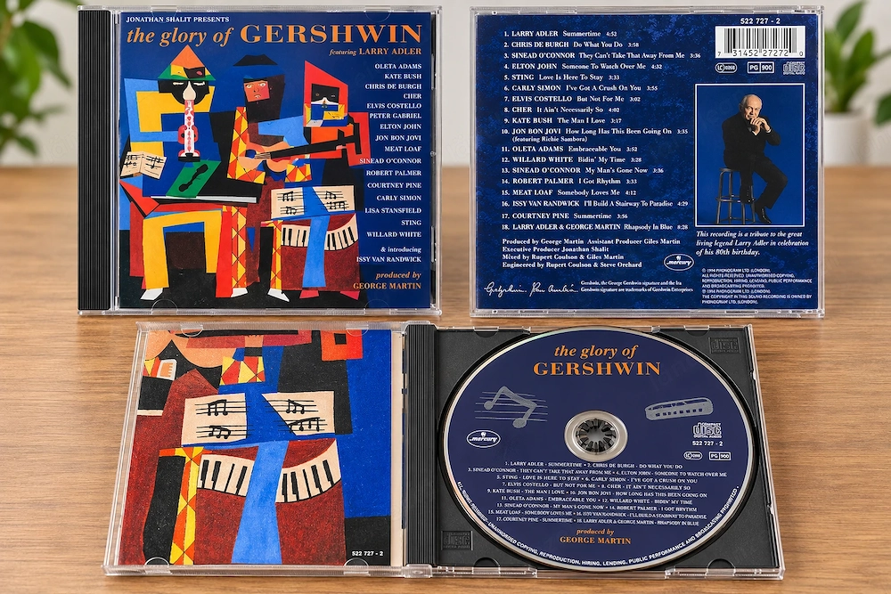 The Glory of Gershwin   CD 1994   George Martin   Sting   Elton John   Kate Bush