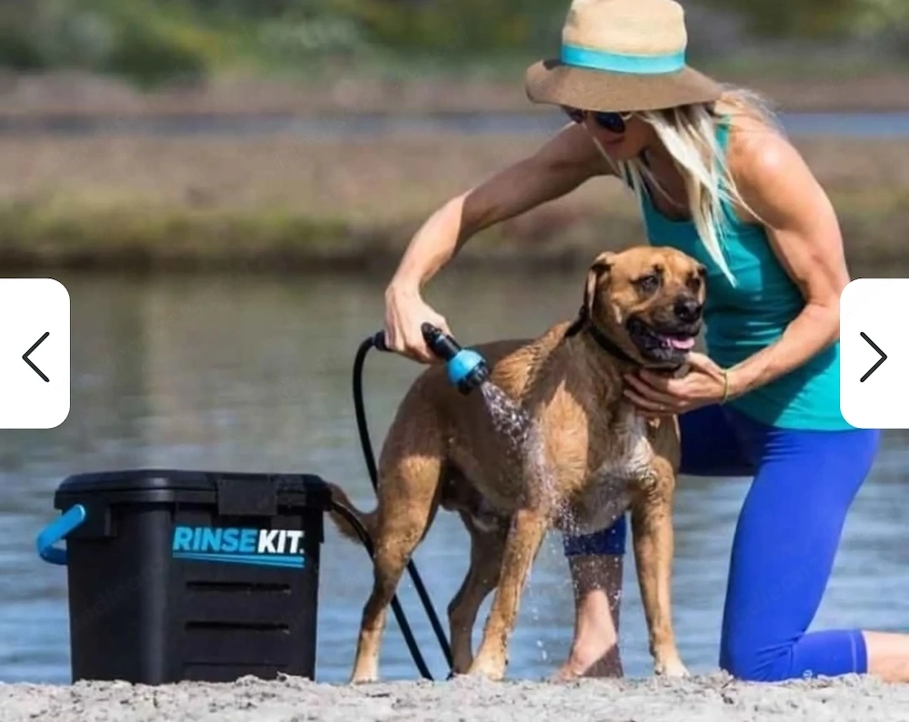 Outdoordusche, Hundedusche, Gartenschlauch, wie neu