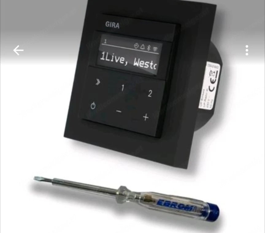 Gira Unterputz InternetRadio mit Bluetooth NEU