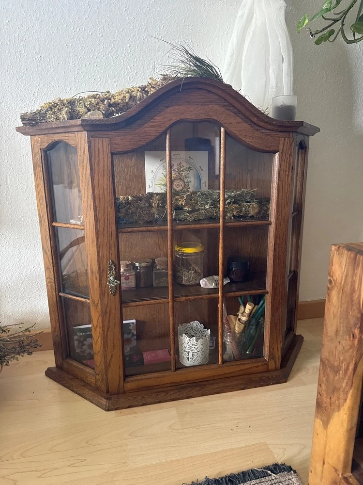 vitrine handarbeit 