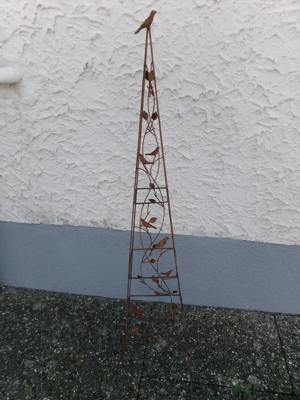 Rankgitter mit Edelrost