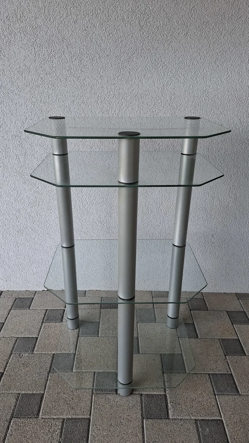 Glastisch 60 x 45 x 103 cm zu verschenken