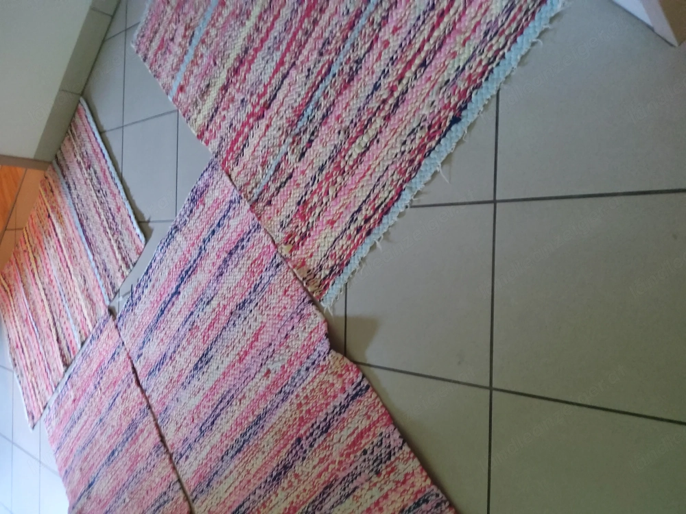Fleckerl Teppich Bunt 