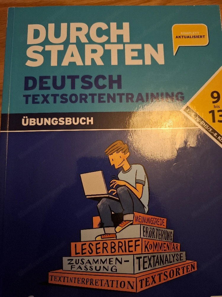 Buchtitel: Durchstarten Deutsch Textsortentraining. Übungsbuch. Für die Zentralmatura