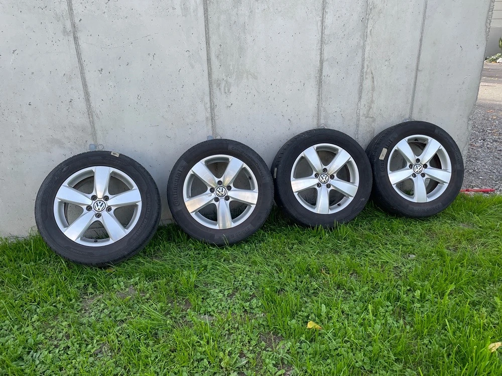 4x Original VW Tiguan Alufelgen 17  +Reifen