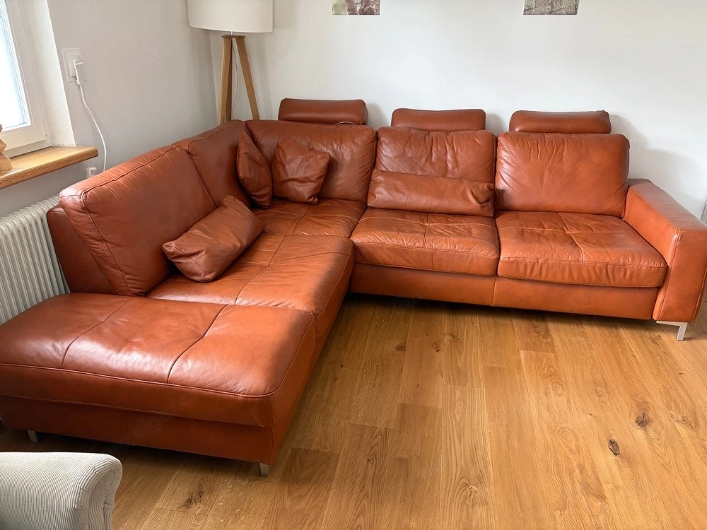 Echtleder -Sofa
