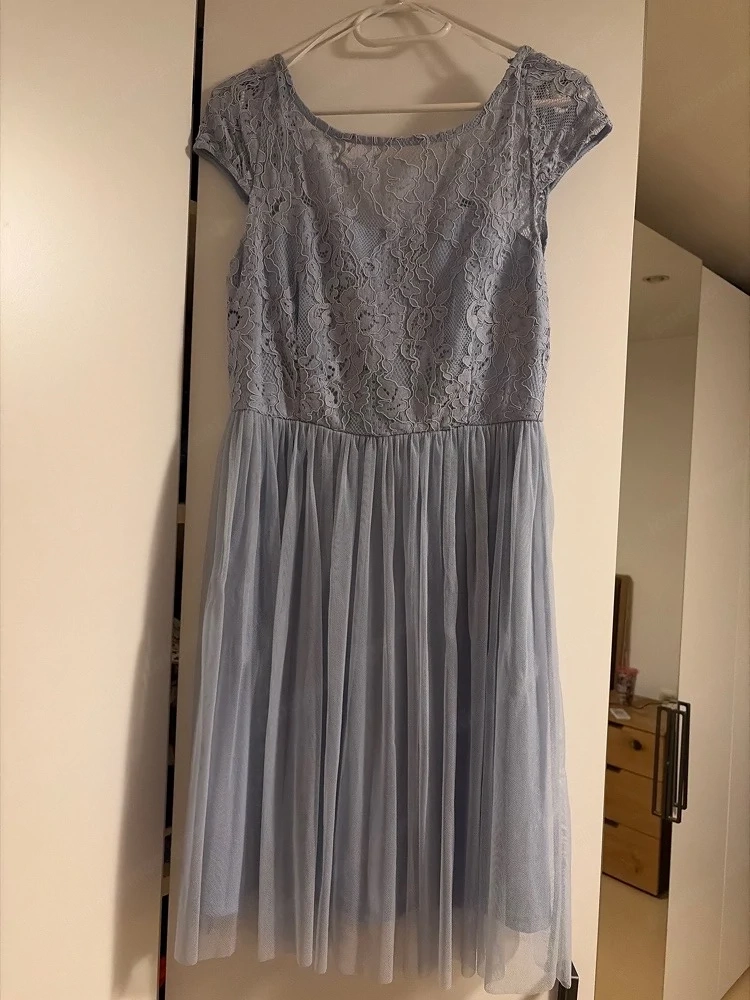 VILA Boatneck Short Dress Gr. 40