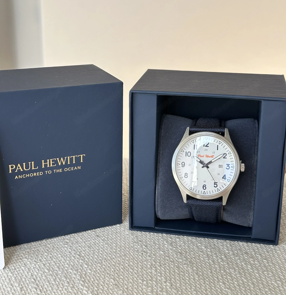 Paul Hewitt Uhr komplett Neu