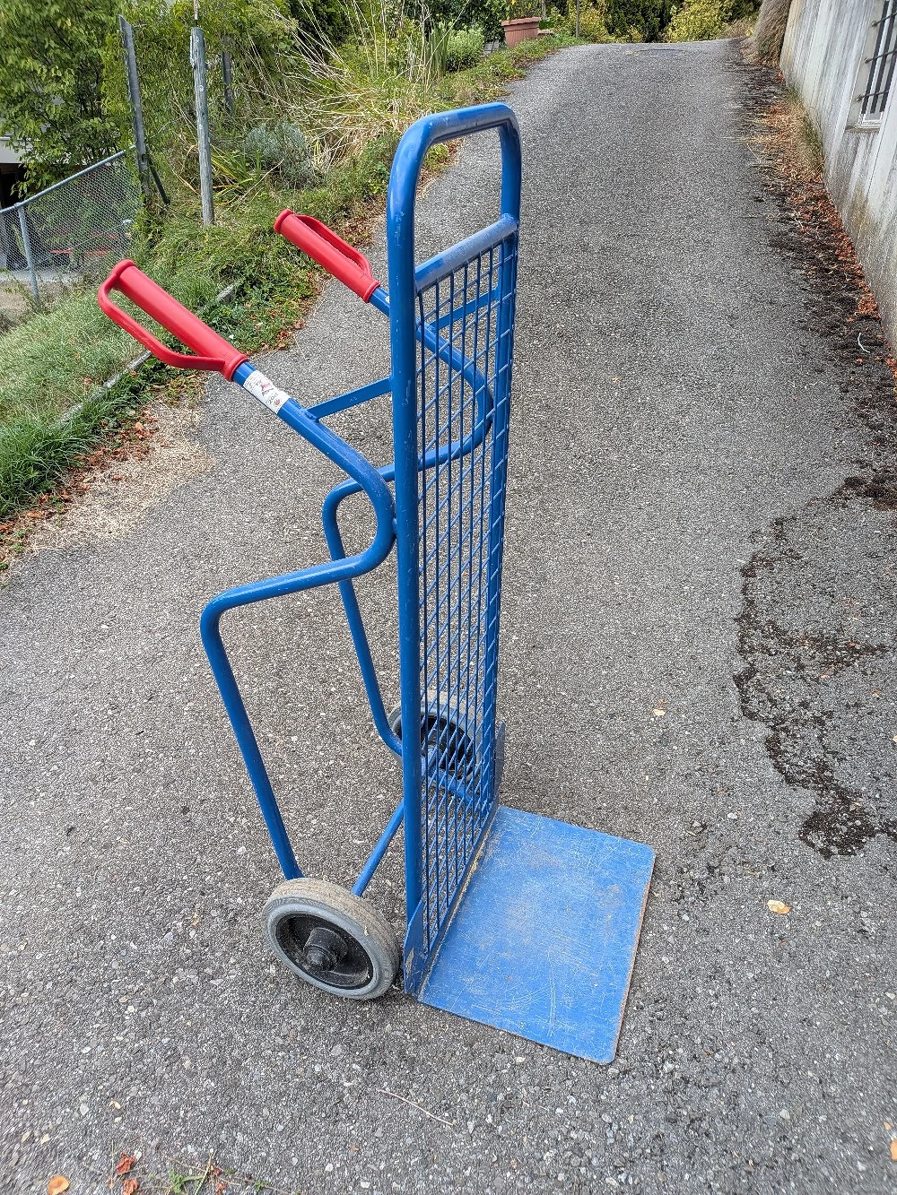Sackkarre blau