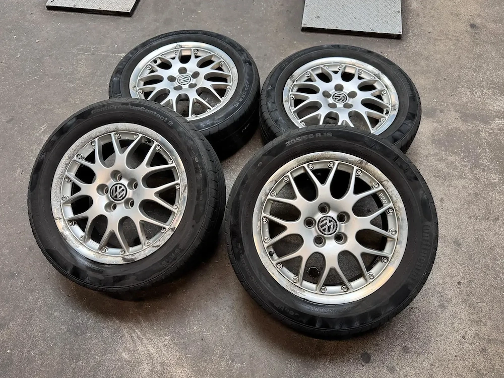 VW Golf 4 BBS 771 16 Zoll 5x100 205 55 R16 Original Alufelgen