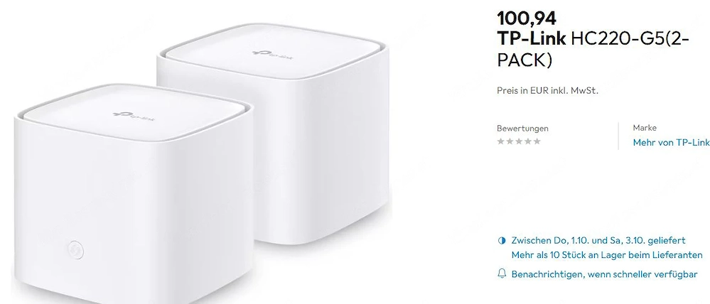 A1 Mesh Wlan 2er Set