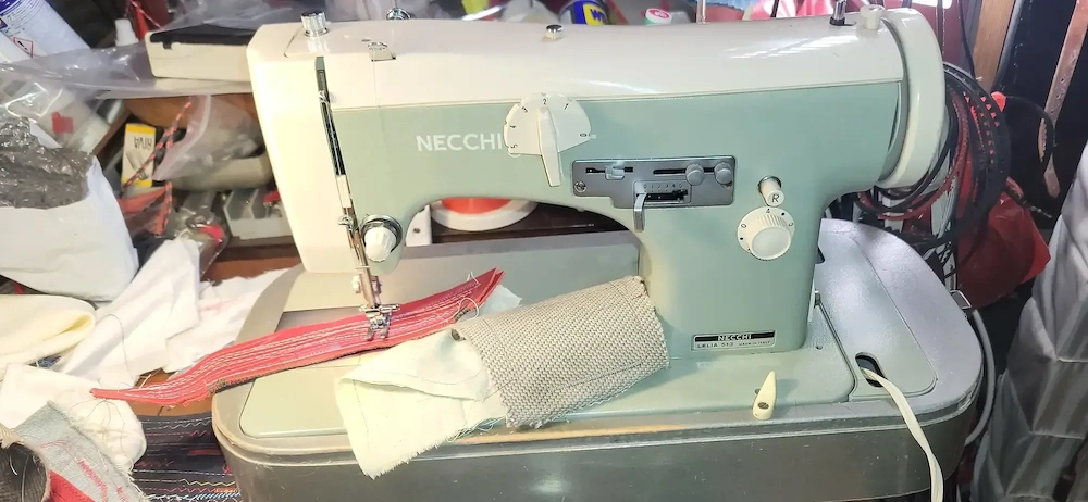 Vollmetalllnähmaschine getuned verstärkt ! leder , gurtband , planen