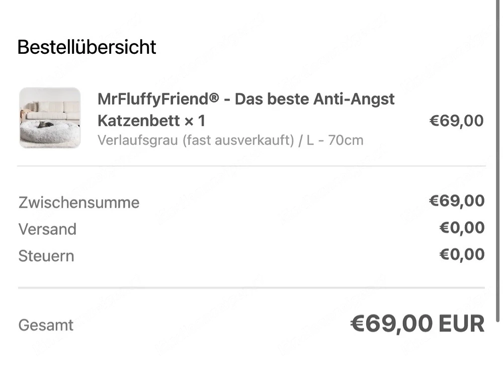 Mr fluffy friend katzen bett neu