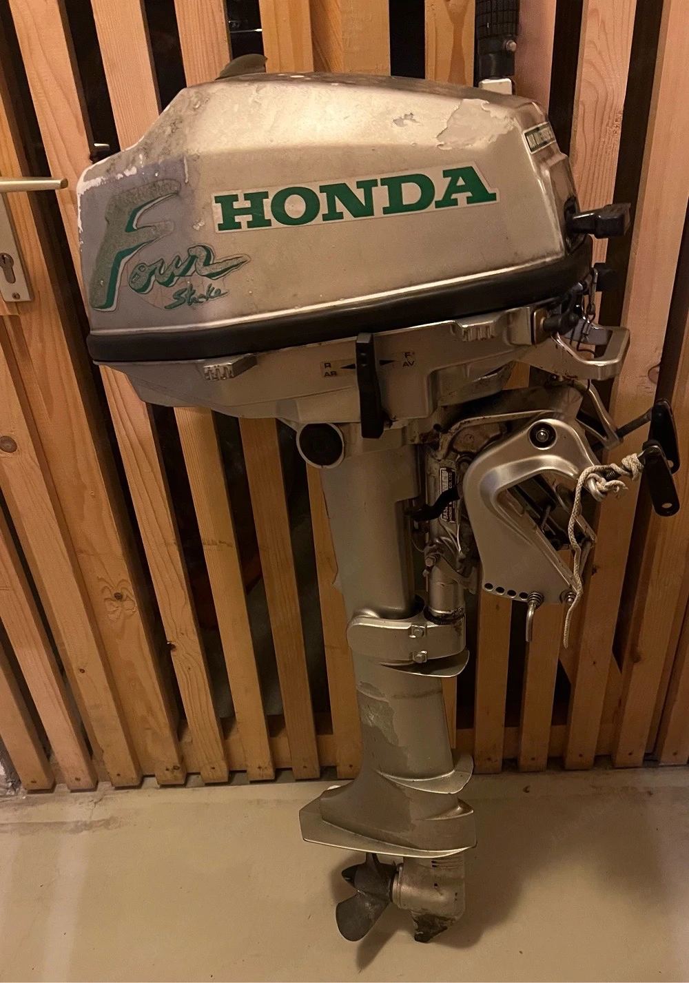 Honda BF 4,5 mit 12 V anlage Bodensee zulassung 