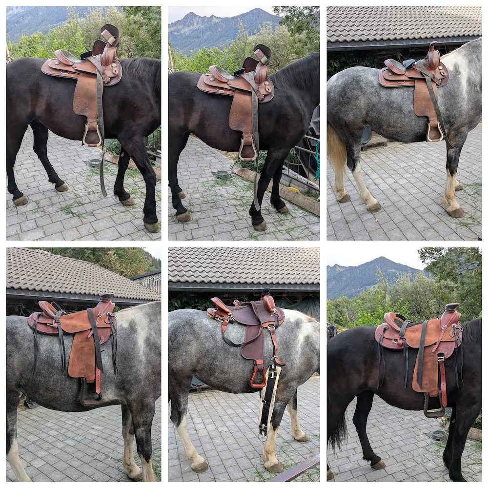 3 schöne Westernsättel 