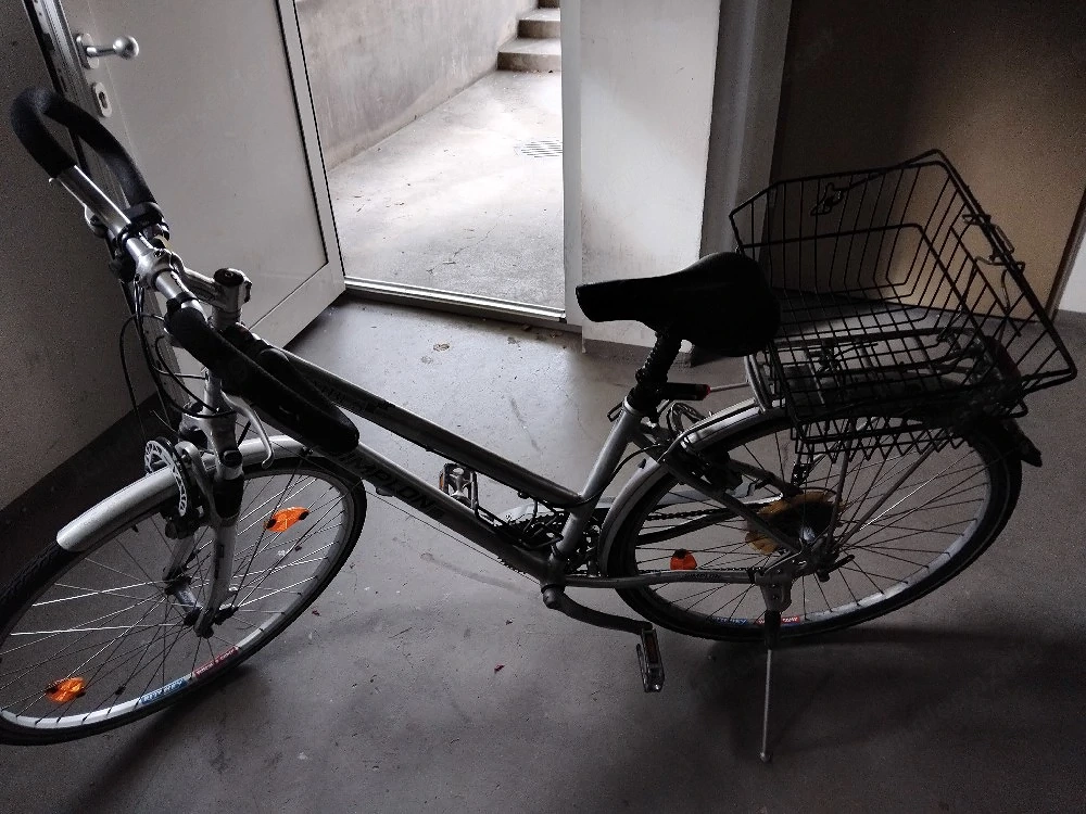 Simplon fahrrad mit korb