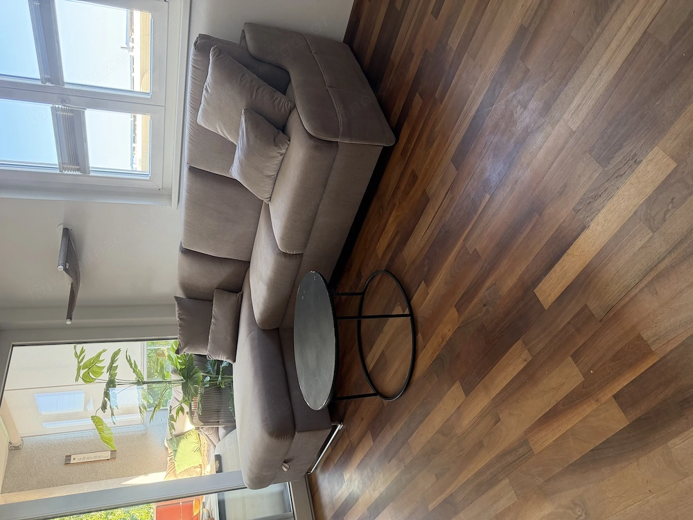 Neuwertige Schlafcouch DORADO 230 cm   Bettfunktion, Memo-Matratze & Bettkasten