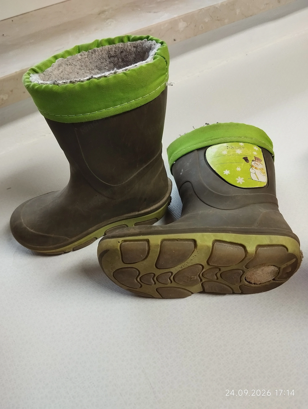 Gummistiefel gefüttert Größe 20