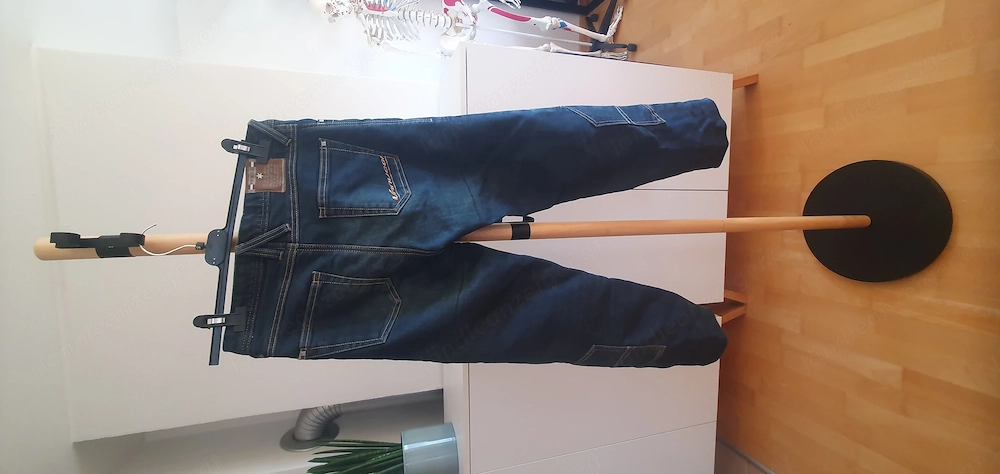 Damen Motorrad-Jeanshose für kleine Frau