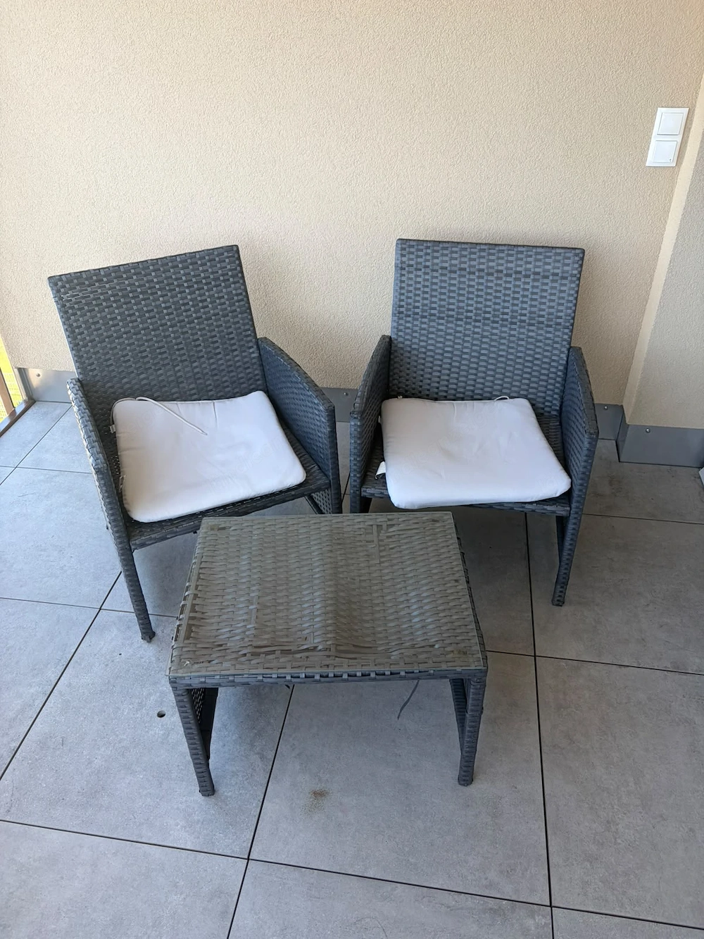 Rattan Balkonset