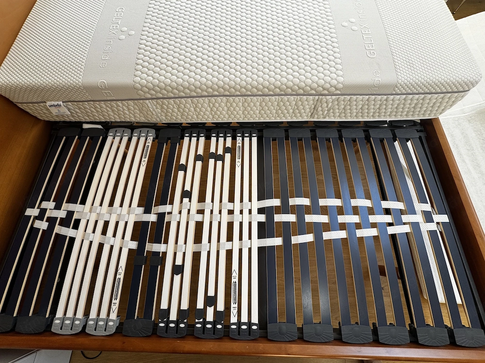2 Lattenroste, 90 x 200 cm