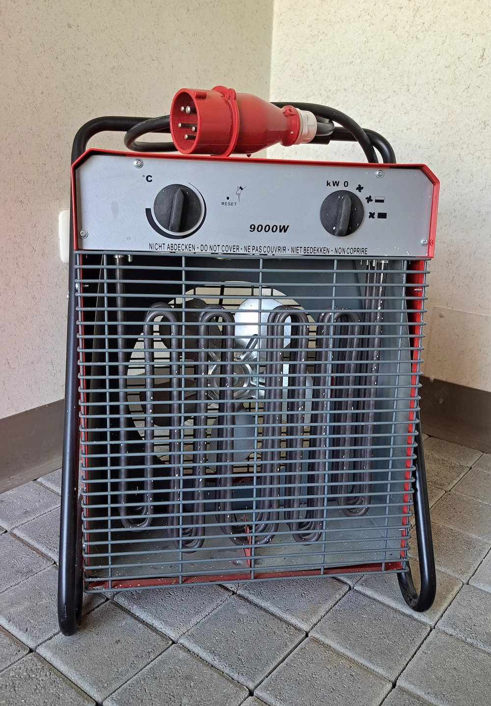 Forsberg Heizlüfter 9 kW, CEE16A Stecker 