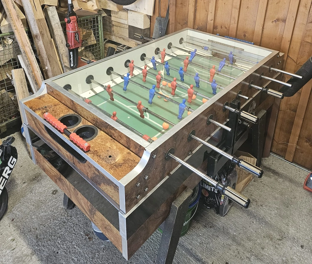Profi-Münzkicker Garlando Coperto DeLuxe mit Glasabdeckung   Top Zustand