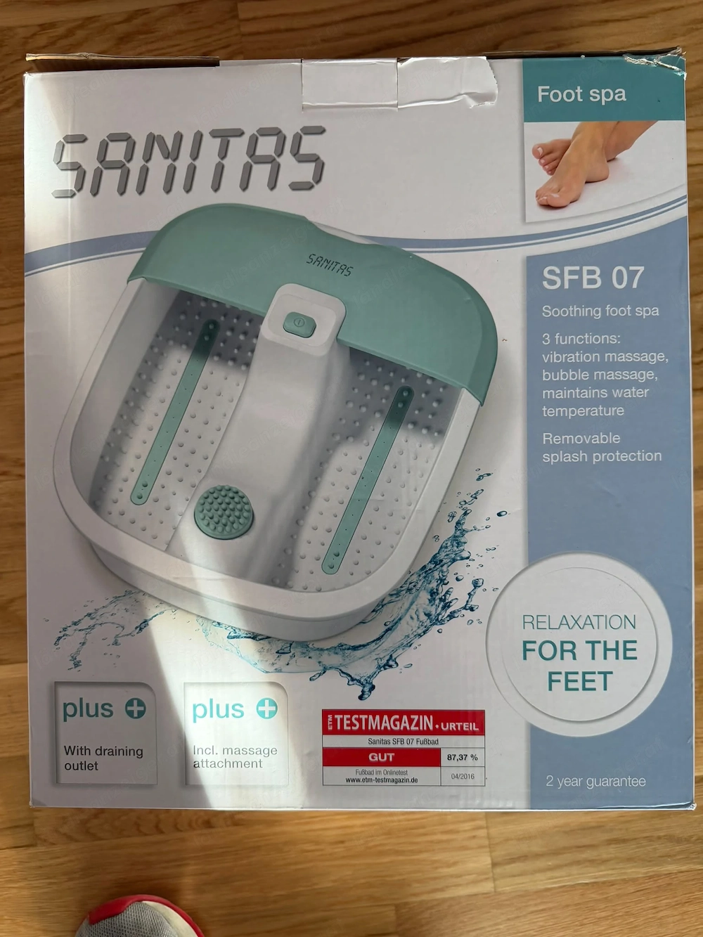 Sanitas Fußbad SFB 07   Wellness für Zuhause