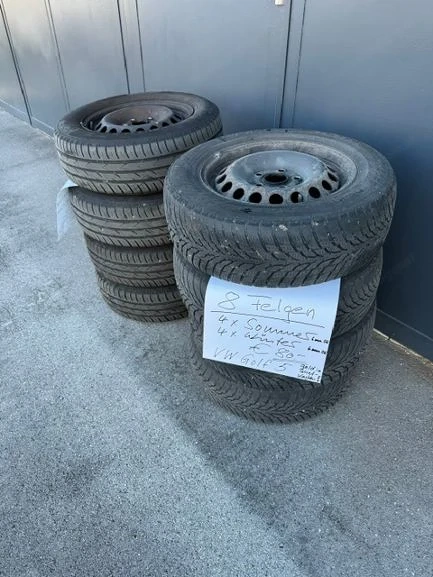 VW Golf V Felgen + Reifen 