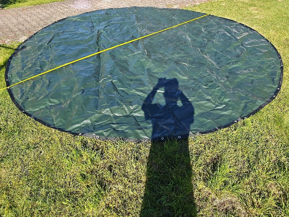 Poolabdeckung Rund Aussendurchmesser 450cm neu + unbenutzt - dickes Planenmaterial