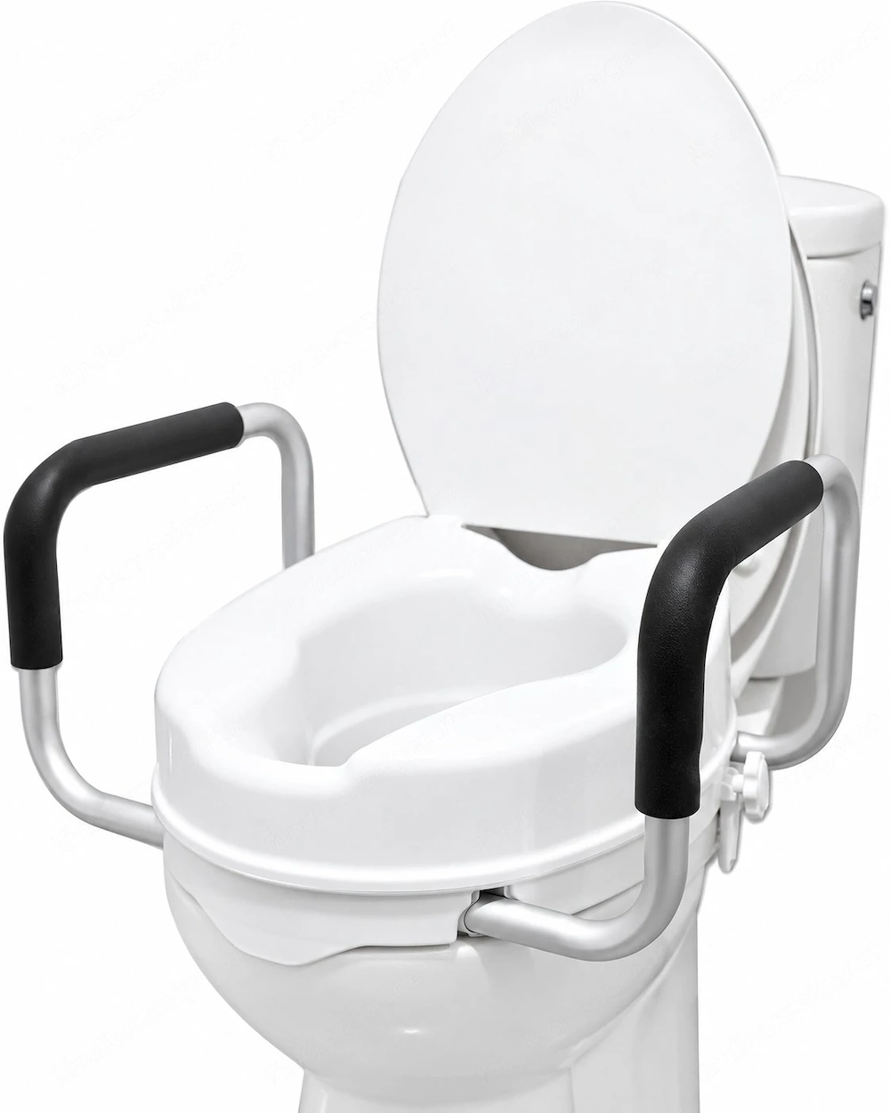 PEPE Mobility Toilettensitzerhöhung mit Armlehnen & Deckel   NEU   originalverpackt