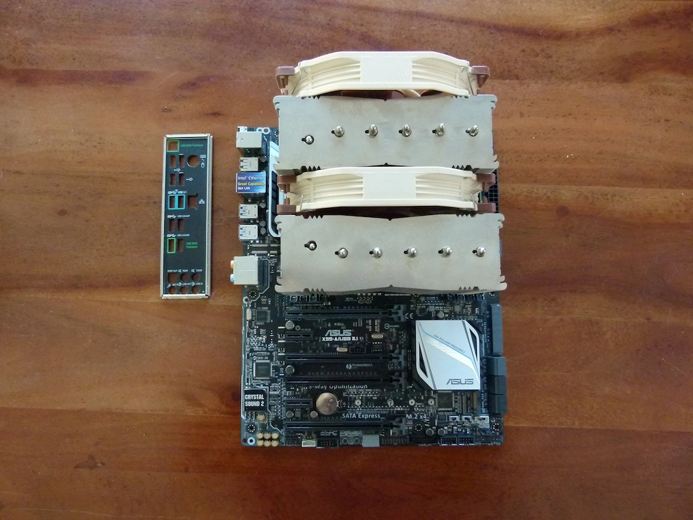 ASUS X99-A USB 3.1 + i7-5820K + 32GB DDR4 + Noctua NH-D15 + 2 NT