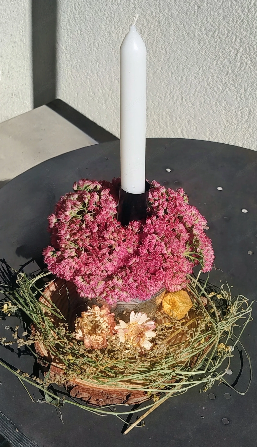 Deko. Mit Kerze neu 