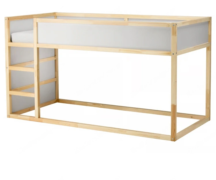 Ikea Hochbett Kura blau