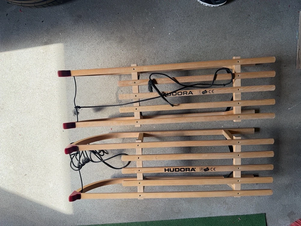 Hudora Holzschlitten