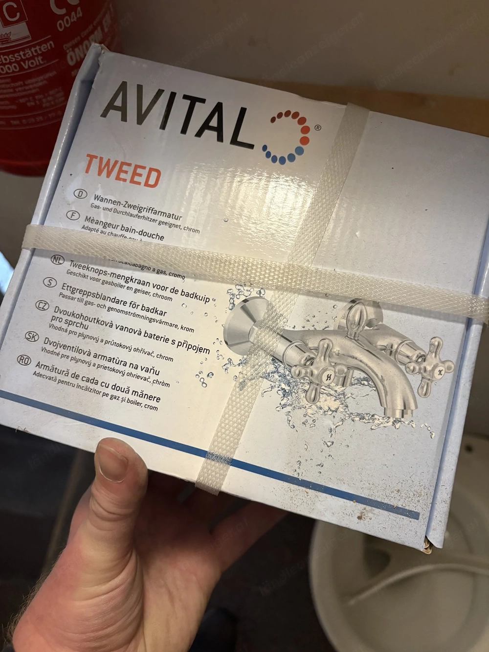 Wannen-Zweigriffarmatur AVITAL Tweed - neu und originalverpackt