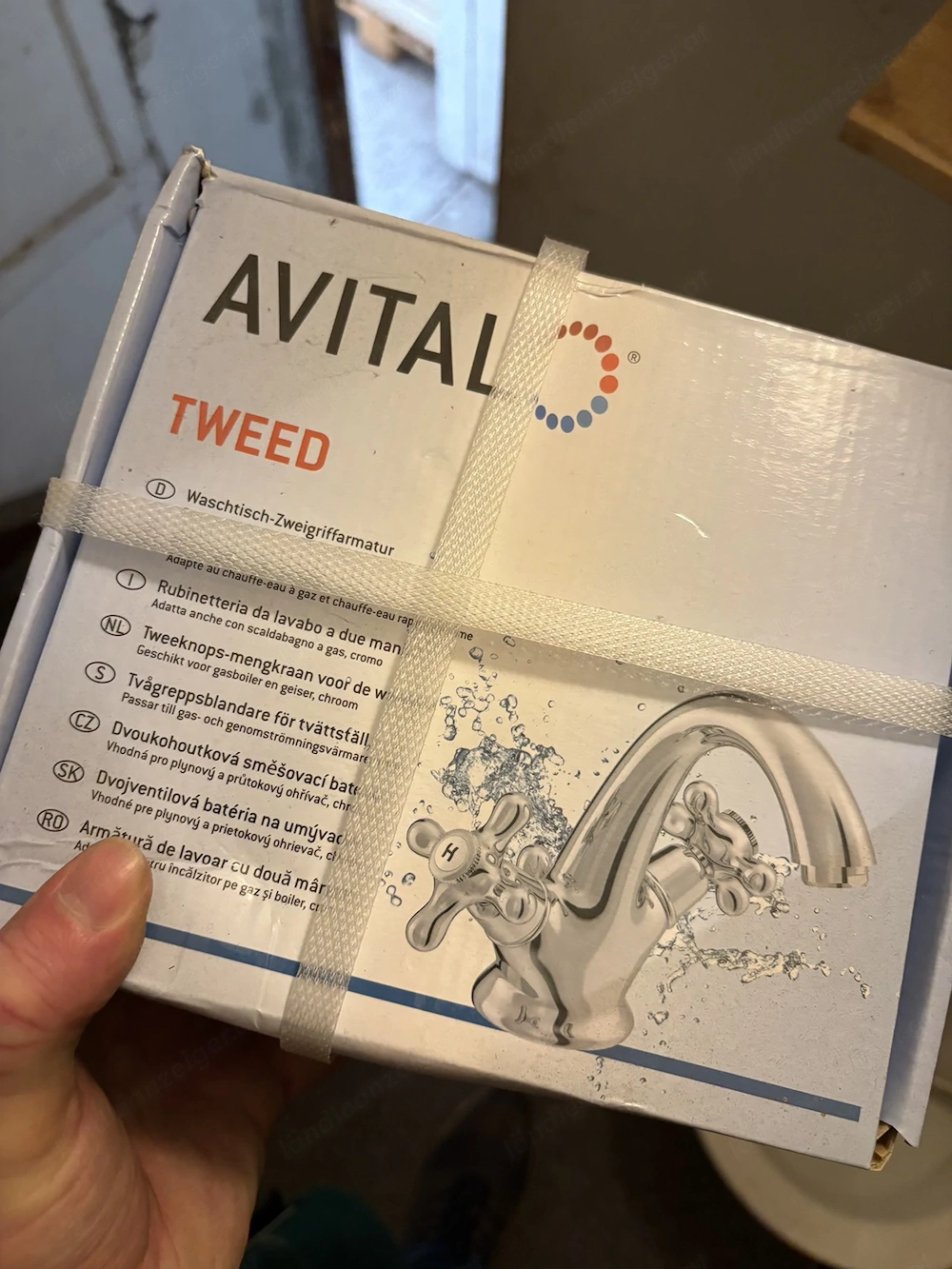 Waschtisch Zweigriffarmatur AVITAL Tweed - neu und originalverpackt