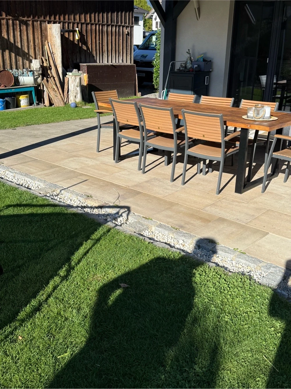 Platten Terrasse Betonplatten