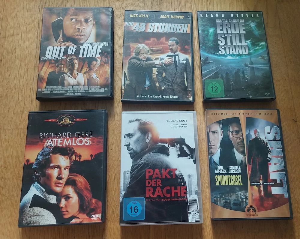 DVD Action - diverse (Atemlos, Pakt der Rache,...)