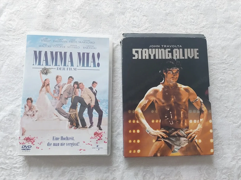 DVD Musikfilme Mamma Mia und Staying Alive