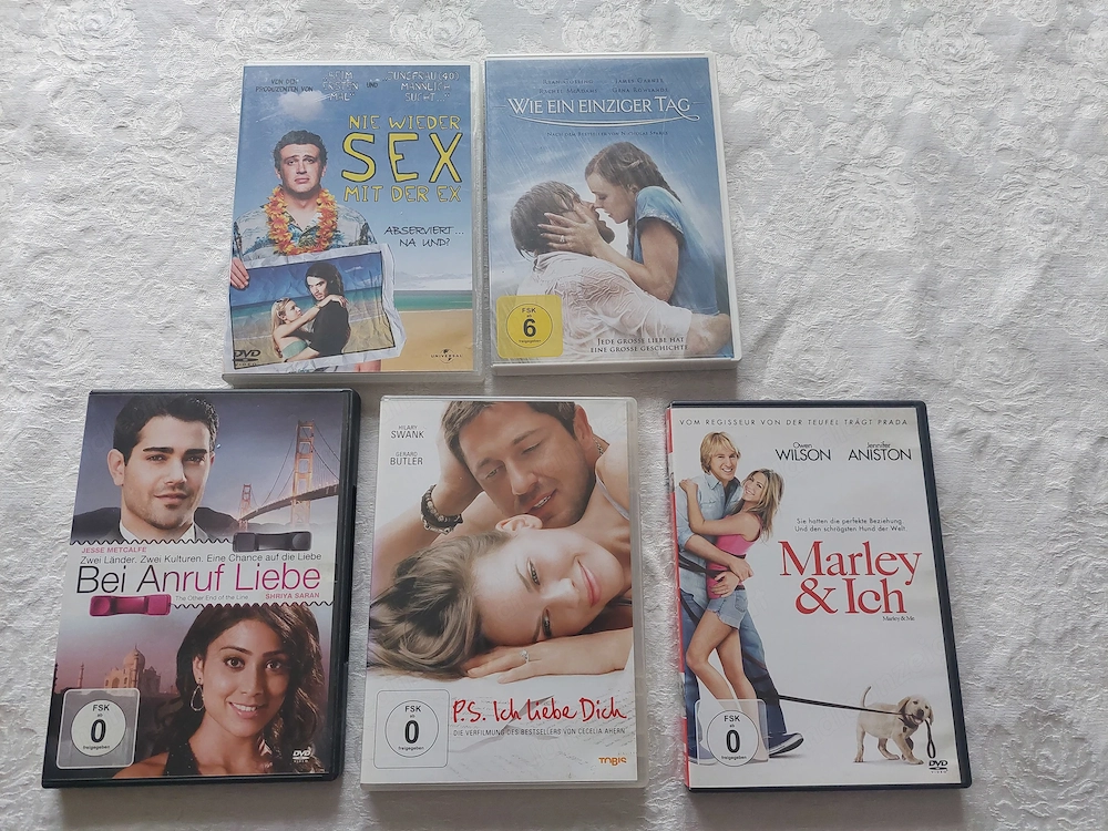 DVD Liebe u Komödie: Bei Anruf Liebe, PS Ich liebe dich,...   