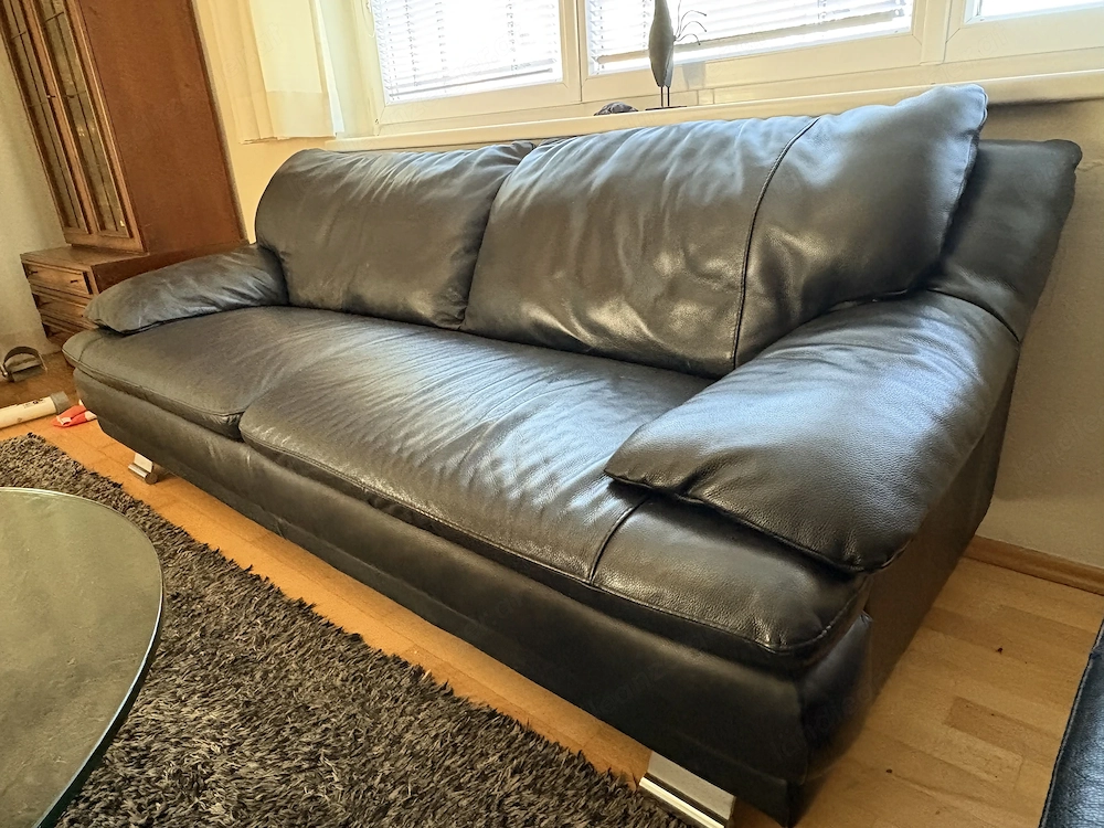 Leder Couchgarnitur 2+3 Sitzer