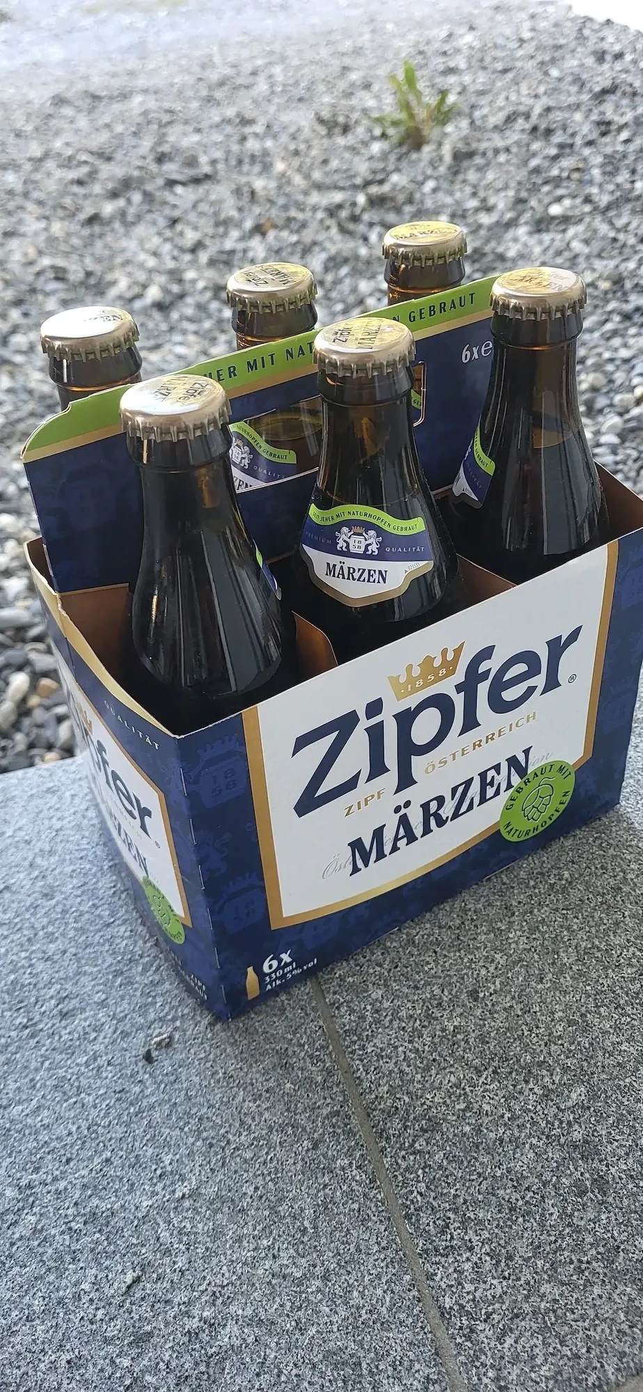 Zipfer Märzenbier (6x6 Flaschen) zu verschenken - MHD 6-2026