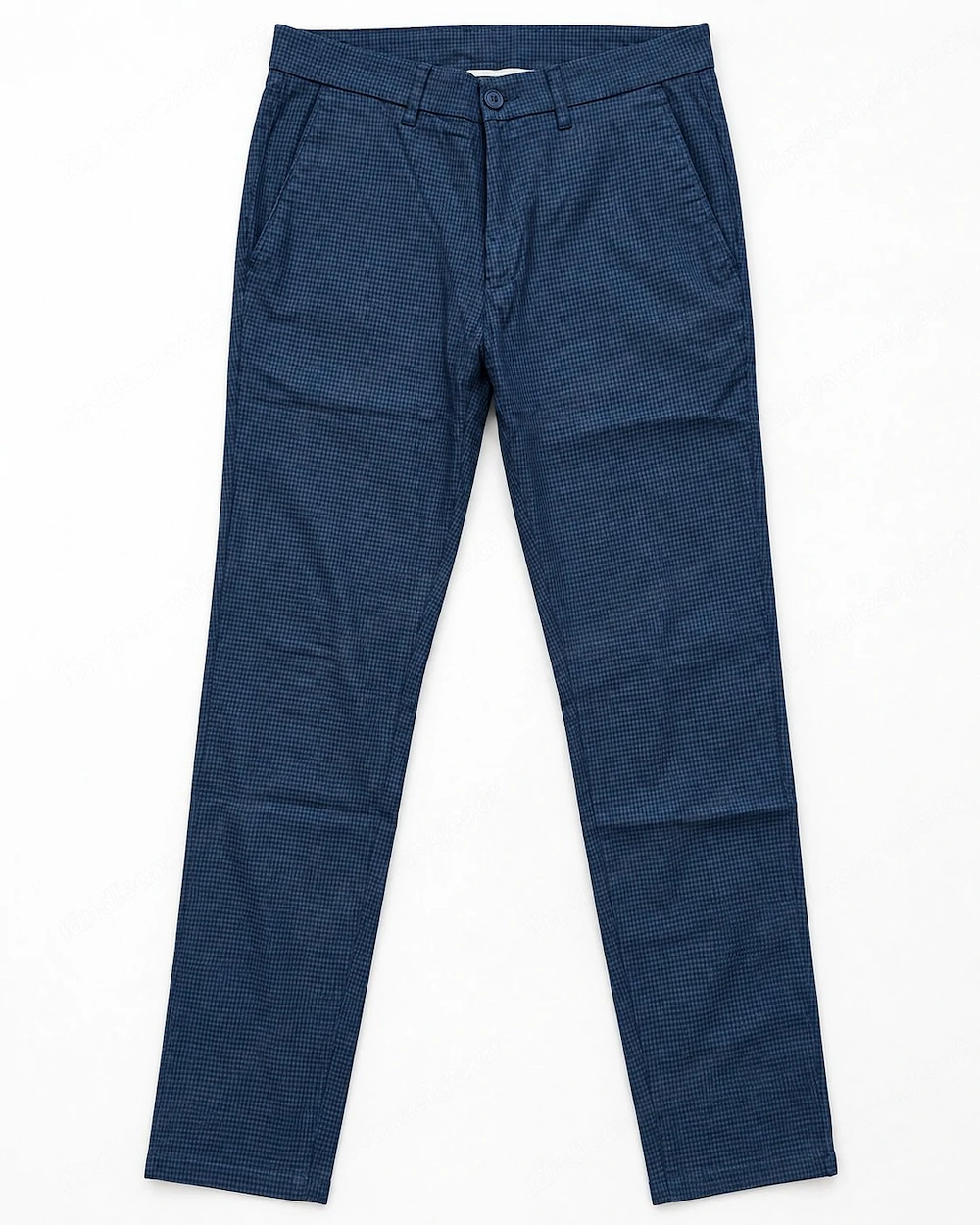 Burton Menswear Herren Stoffhose Skinny Fit 30R dunkelblau kariert